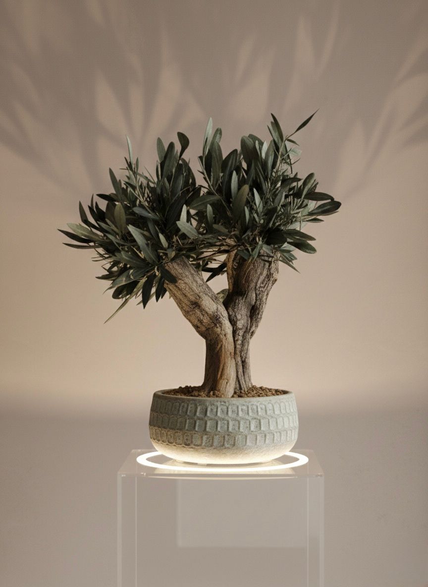 Olivo bonsai stabilizzato
