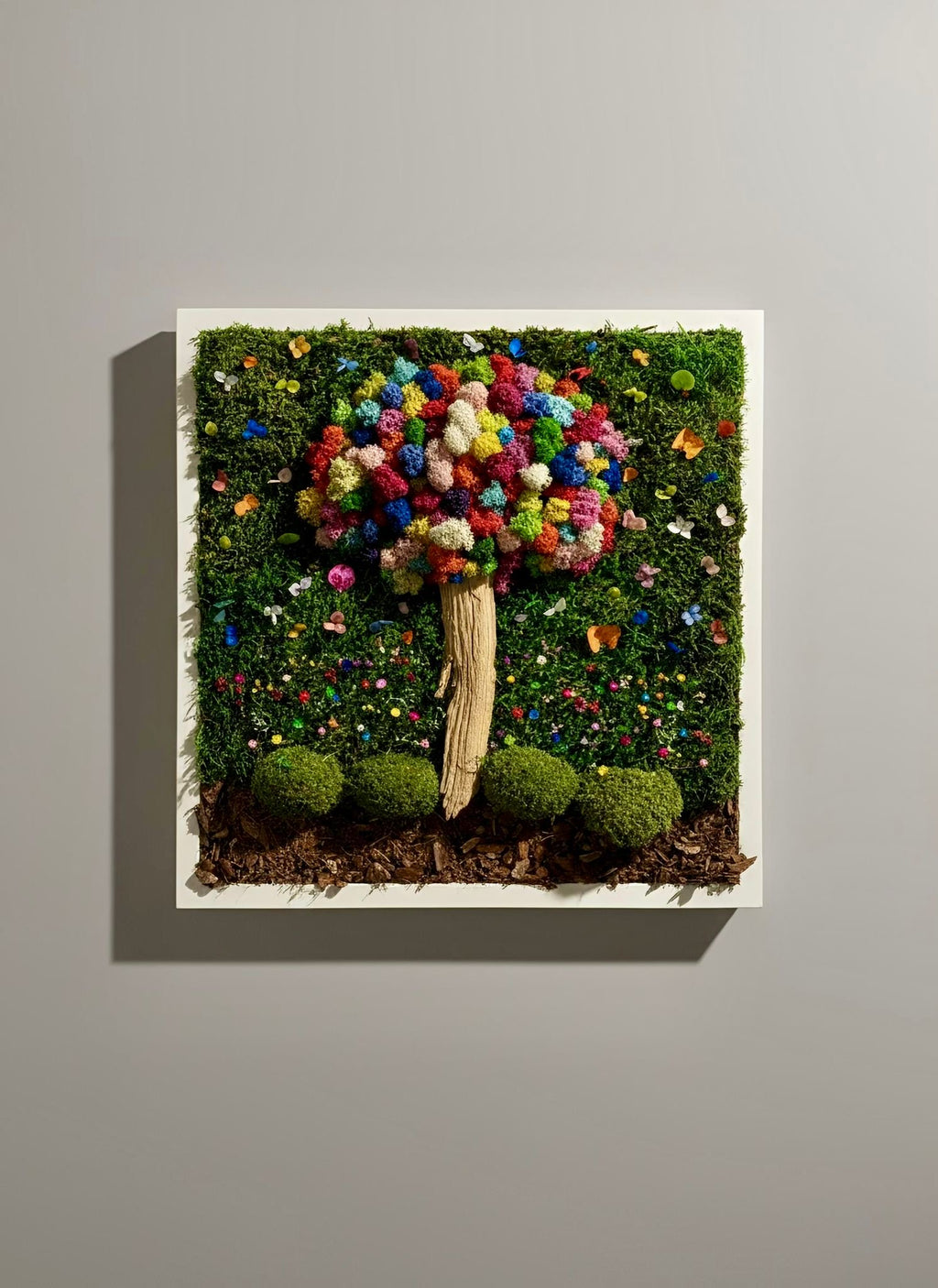 Albero nel multiverso, multicolor.