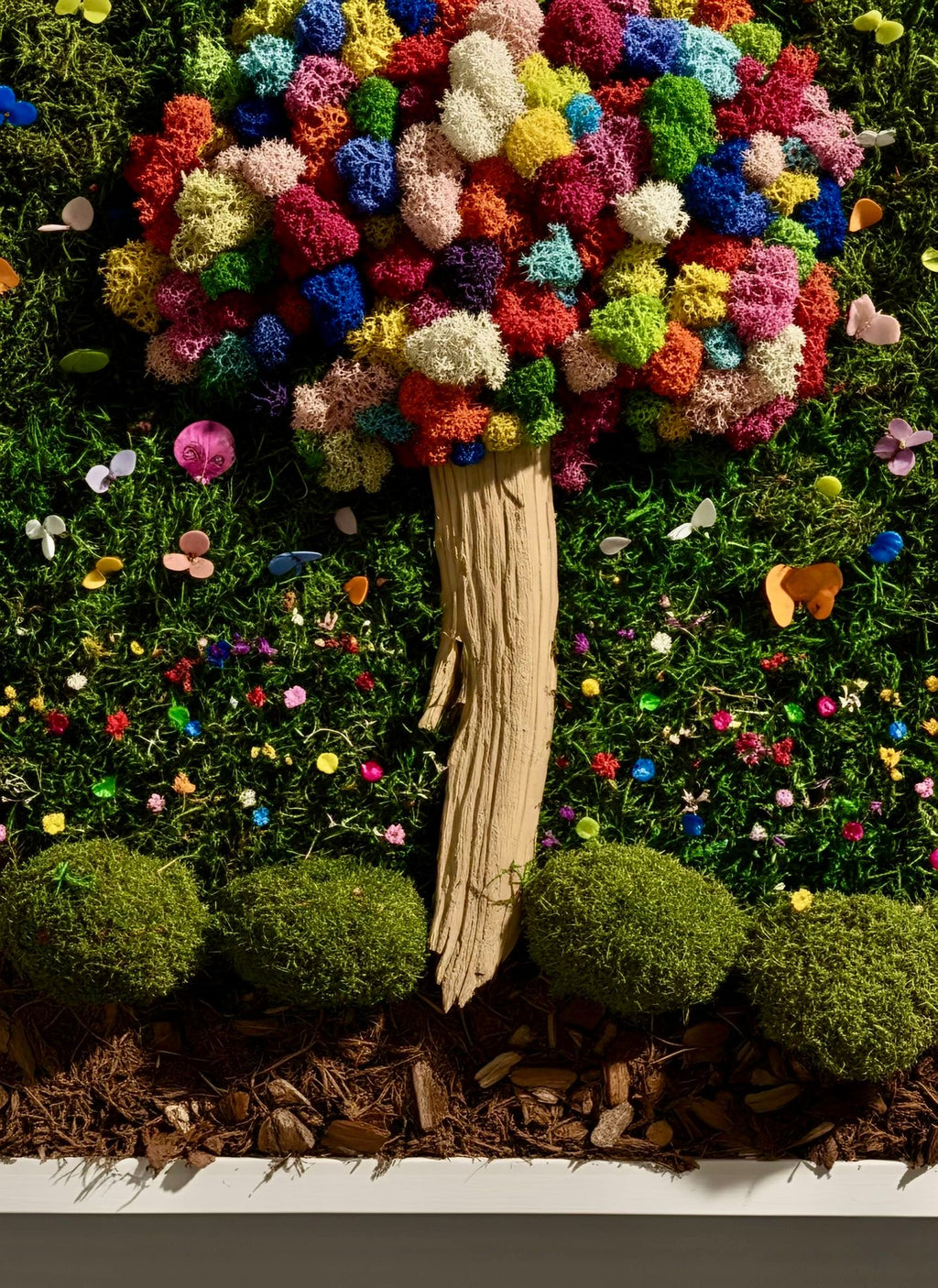 Albero nel multiverso, multicolor.